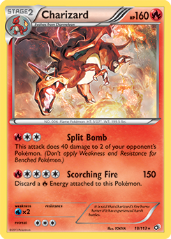 Carte Pokémon Charizard 19/113 de la série Legendary Treasures en vente au meilleur prix