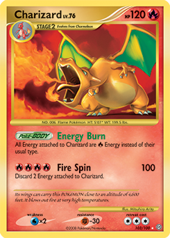 Charizard 103/100 Pokémon card from Stormfront for sale at best price