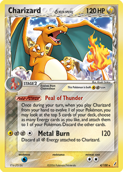 Carte Pokémon Dracaufeu 4/100 de la série Ex Gardiens de Cristal en vente au meilleur prix
