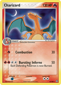 Charizard 6/108 Pokémon card from Ex Power Keepers for sale at best price