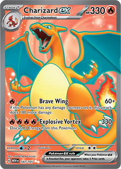 Charizard ex 183/165 Pokémon card from 151 for sale at best price