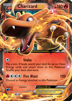 Charizard EX 11/106 Pokémon card from Flashfire for sale at best price