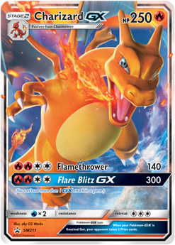 Charizard GX SM211 Pokémon card from Sun and Moon Promos for sale at best price