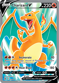 Charizard V 153/172 Pokémon card from Brilliant Stars for sale at best price