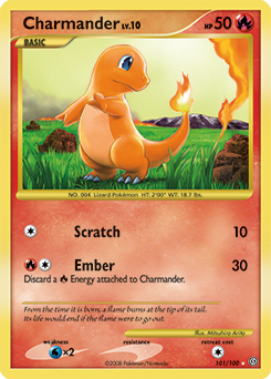 Charmander 101/100 Pokémon card from Stormfront for sale at best price