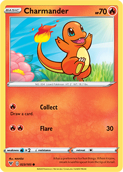 Charmander 023/185 Pokémon card from Vivid Voltage for sale at best price