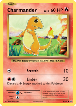 Charmander 9/108 Pokémon card from Evolutions for sale at best price