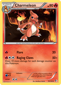 Charmeleon 19/149 Pokémon card from Boundaries Crossed for sale at best price