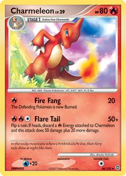 Charmeleon 46/132 Pokémon card from Secret Wonders for sale at best price