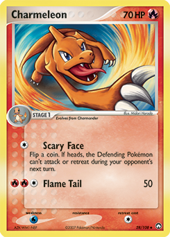 Charmeleon 28/108 Pokémon card from Ex Power Keepers for sale at best price