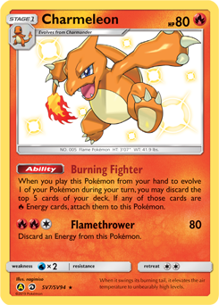 Charmeleon SV7/SV94 Pokémon card from Hidden Fates for sale at best price
