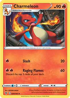 Charmeleon 024/185 Pokémon card from Vivid Voltage for sale at best price