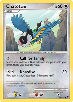Chatot 95/147 Pokémon card from Supreme Victors for sale at best price