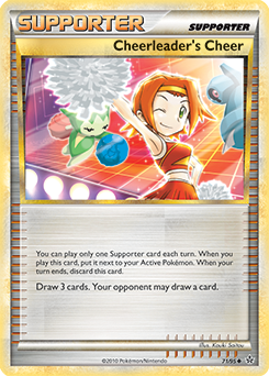 Uncommon Pokémon card Cheerleader's Cheer 71/95 from Unleashed expansion