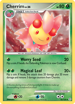 Cherrim 45/130 Pokémon card from Diamond & Pearl for sale at best price