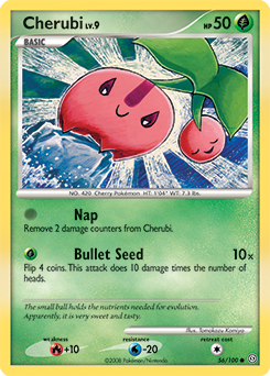 Cherubi 56/100 Pokémon card from Stormfront for sale at best price