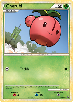 Cherubi 47/95 Pokémon card from Unleashed for sale at best price
