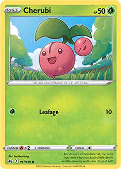 Cherubi 011/159 Pokémon card from Crown Zenith for sale at best price