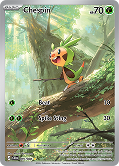 Carte Pokémon Illustration rare Marisson 87/86 de la série Chaos Ascendant