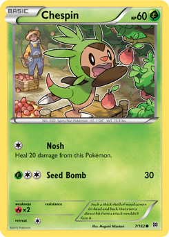 Chespin 7/162 Pokémon card from Breakthrough for sale at best price