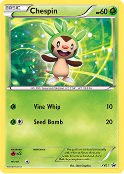 Chespin XY01 Pokémon card from XY Promos for sale at best price