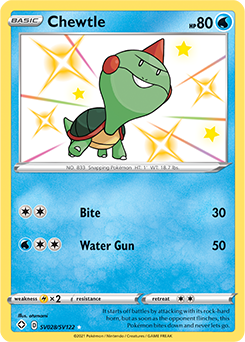Chewtle SV028/SV122 Pokémon card from Shining Fates for sale at best price
