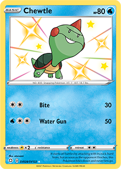 Shining Pokémon Pokémon card Chewtle SV028/SV122 from Shining Fates expansion