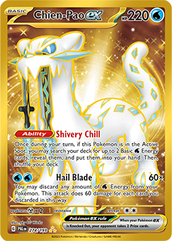 Chien-Pao ex 274/193 Pokémon card from Paldea Evolved for sale at best price