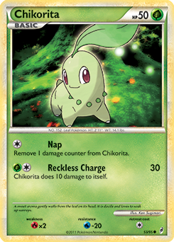 Chikorita 53/95 Pokémon card from Call of Legends for sale at best price