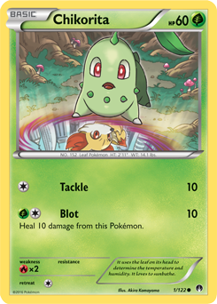 Chikorita 1/122 Pokémon card from Breakpoint for sale at best price
