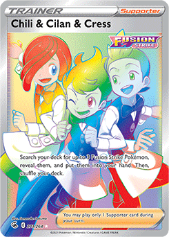 Chili & Cilan & Cress 273/264 Pokémon card from Fusion Strike for sale at best price