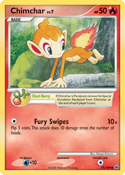 Chimchar 57/100 Pokémon card from Majestic Dawn for sale at best price
