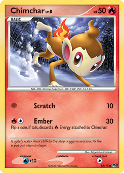 Carte Pokémon Chimchar 12/17 de la série POP 8 en vente au meilleur prix