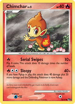 Chimchar 13/17 Pokémon card from POP 9 for sale at best price