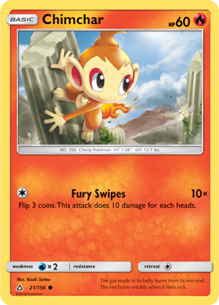 Chimchar 21/156 Pokémon card from Untra Prism for sale at best price