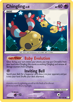 Chingling 42/123 Pokémon card from Mysterious Treasures for sale at best price