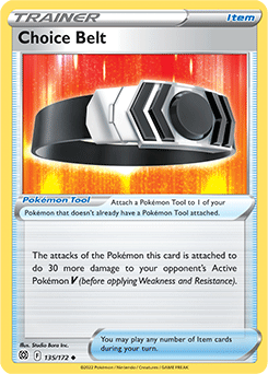 Choice Belt 135/172 Pokémon card from Brilliant Stars for sale at best price