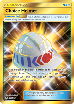 Choice Helmet 229/214 Pokémon card from Lost Thunder for sale at best price