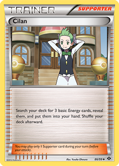 Cilan 86/99 Pokémon card from Next Destinies for sale at best price