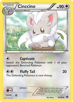Cinccino 85/98 Pokémon card from Emerging Powers for sale at best price