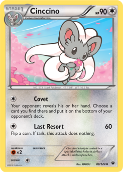 Cinccino 88/124 Pokémon card from Fates Collide for sale at best price