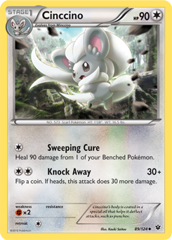 Cinccino 89/124 Pokémon card from Fates Collide for sale at best price