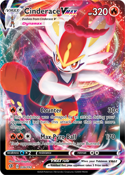 Cinderace VMAX 36/192 Pokémon card from Rebel Clash for sale at best price