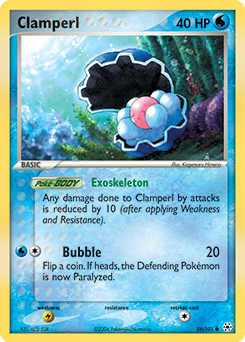 Clamperl 58/101 Pokémon card from Ex Hidden Legends for sale at best price