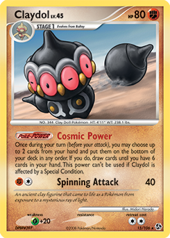 Claydol 15/106 Pokémon card from Great Encounters for sale at best price
