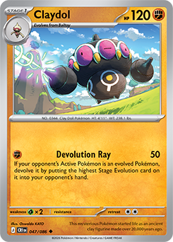 Claydol 47/86 Pokémon card from Chaos Rising for sale at best price