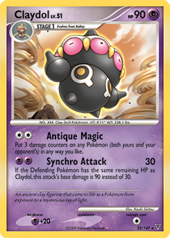 Claydol 22/147 Pokémon card from Supreme Victors for sale at best price