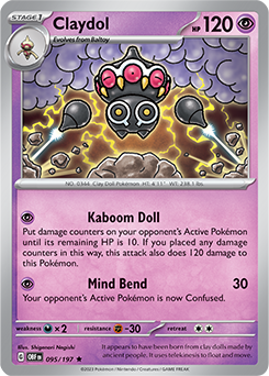 Claydol 95/197 Pokémon card from Obsidian Flames for sale at best price