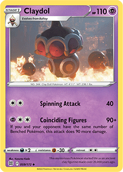 Claydol 059/172 Pokémon card from Brilliant Stars for sale at best price