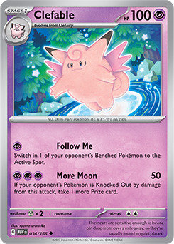 Clefable 36/165 Pokémon card from 151 for sale at best price